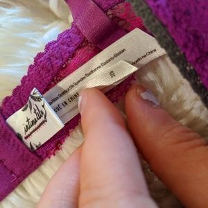 Free People Intimately Free 32B purple bralette